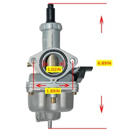 JDLLONG 26mm Carburetor for Honda Dirt Bike XR100 1981-1984 XR100R 1985-2004 CRF100F 2004-2013 ATV Carb with Air Filter & Fuel Valve Petcock