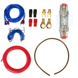 TEHAUX 1set Car Stereo Wiring Kit Gauge Cable for Amplifier Subwoofer and Speaker Installation for Enhanced