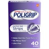 Super Poligrip Denture Adhesive Comfort Seal Strips-40 ct (Pack of