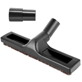 12" Universal Vacuum Cleaner Floor Brush Attachments 1 1/4 inch(32mm) for Shark Vacuums, 360° Swivel Hardwood Brush & Adapter with Horse Hair Attachments for Shark Vacuums Replacment
