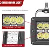 Wsays 3 inch 24W LED Fog Light Pods with Plug