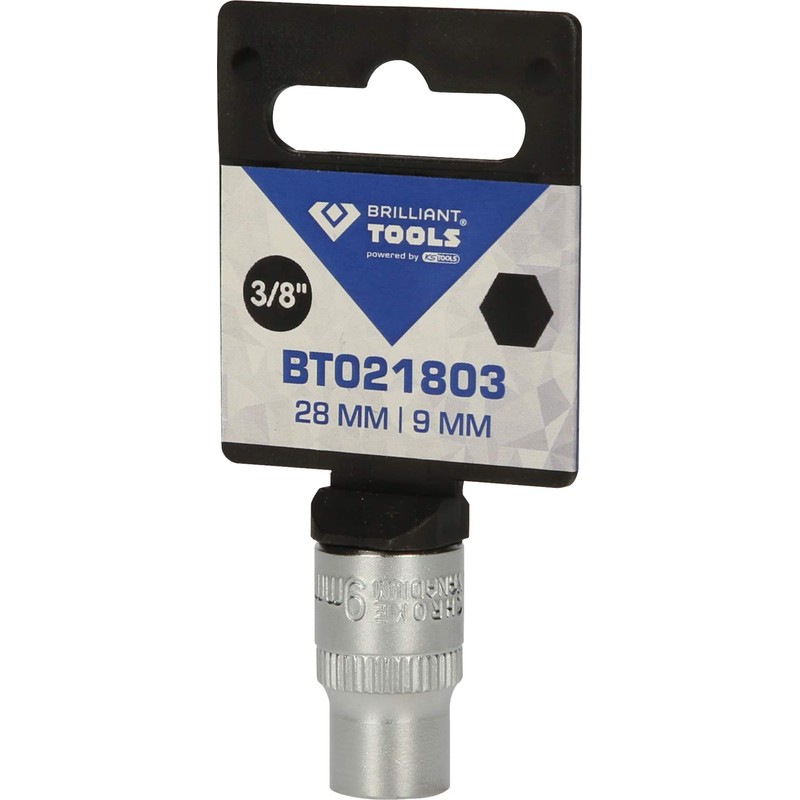 Brilliant Tools BT021803 Socket Spanner 3/8 Inch 28 mm 9