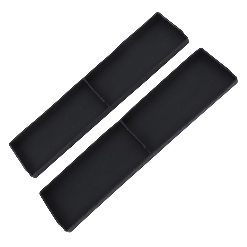 2PCS Stove Top Shelf Silicone Spice Rack Magnetic Back 2