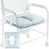 RoamReady Bedside Commode Cushion, Seniors Portable Seat Cushion for Toilet/Shower/Bedside,