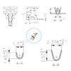 LIKENNY Plastic Cased JST XH Type Terminal Wiring Connector Terminal