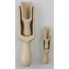 efo Versatile Wooden Scoops Set 4pcs - Multipurpose Wooden Spoons