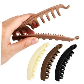 Beaupretty 4 Pcs Banana Hair Clips Banana Hair Clips for Thick Hair Hair Styling Clips