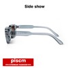 piscm Trendy Chunky Sunglasses for Women Designer Inspired Retro Square
