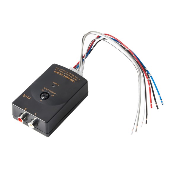 NuIth Car Audio Speaker Wire to RCA Line Output Converter,