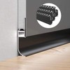 Besseto Black Baseboard LED Aluminum Channel,3 x 2m Toe Kick