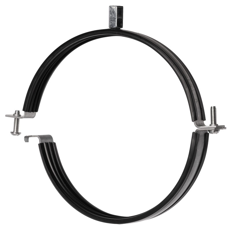 LIRAST 6.3" Pipe Hanger - Metal Duct Clamp with Rubber