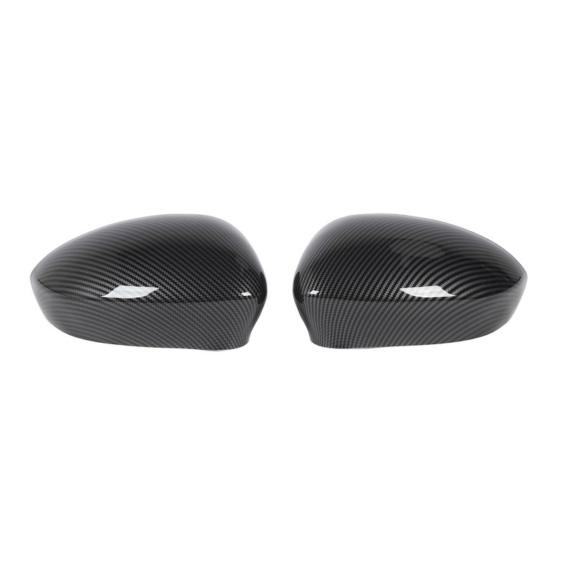 2 Pcs Door Side Rearview Mirror Cover Cap Left Right