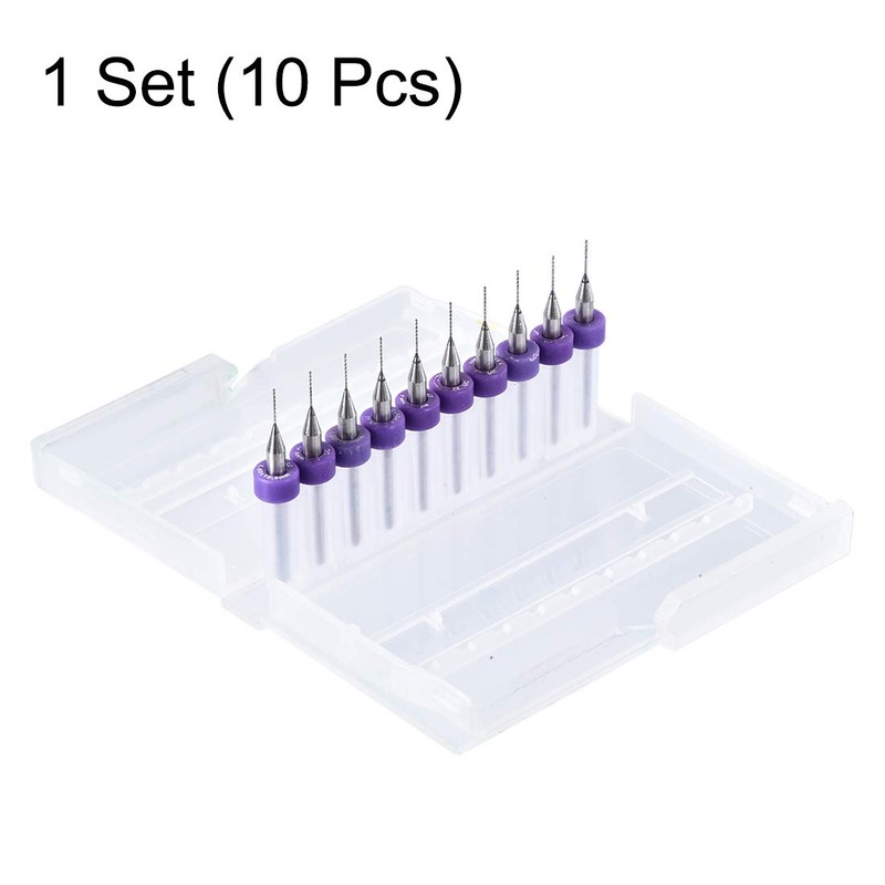 uxcell PCB Drill Bits 0.4mm Tungsten Carbide Rotary Tool Jewelry