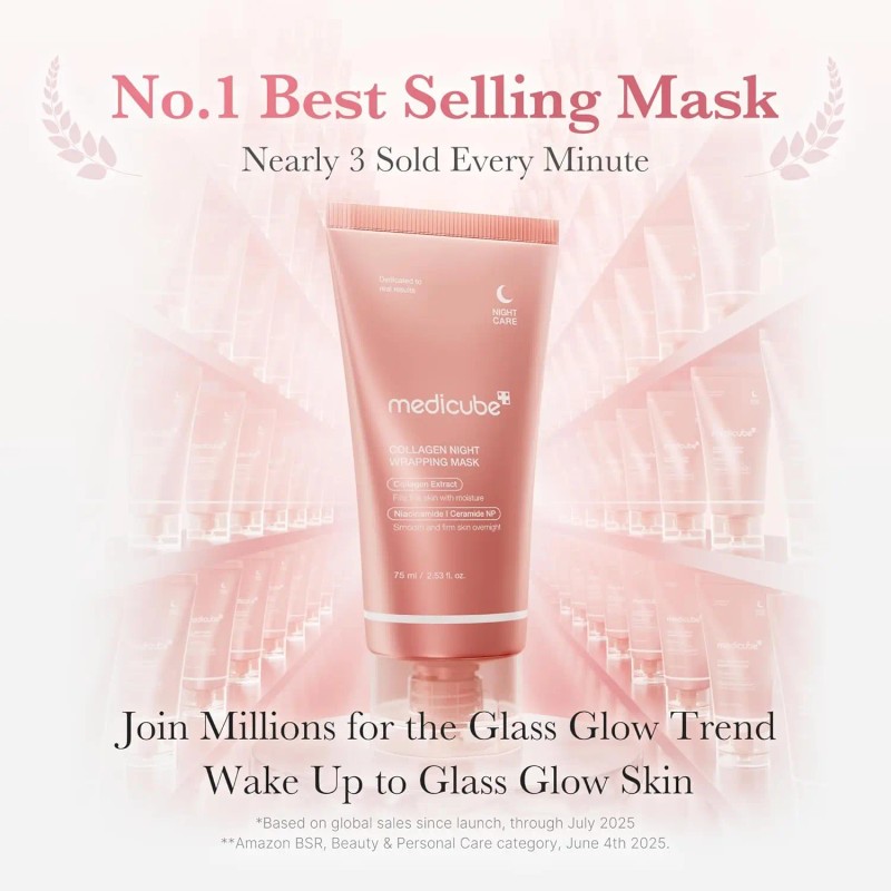 medicube Wrapping Collagen Overnight Peel Off Facial | Elasticity &