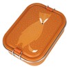 Trixie Lunch Box Stainless Steel Mr Fox Orange Large