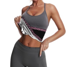 JBT Workout Waist Trainer for Women,Sweat band,Waist Trimmer for Women,Waist Trainer for Women Working out (silvery, XL)