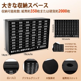 MITUKE Money Box Set Money Box Money Box for Children Money Bank Funny DIY Money Box with Money and Slots for Cash Mate Accounting Office Mini Safe Home Use