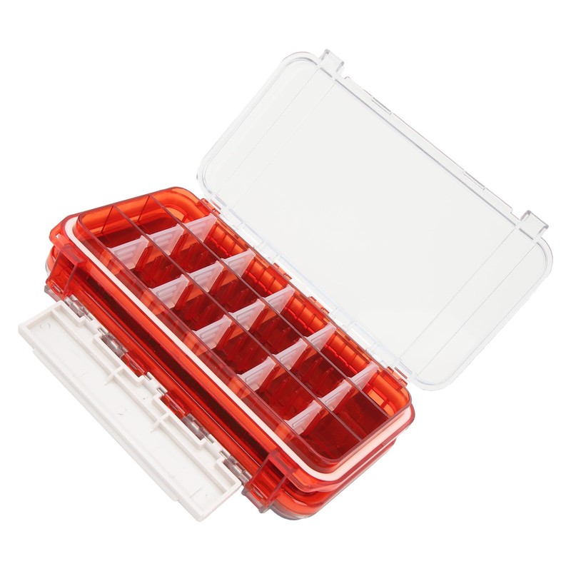 Fish Tackle Storage Box, Multi Compartment Portable PP Fishing Tackle