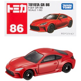 Takara Tomy Tomica No. 86 Toyota GR 86 (Box), Mini Car, Toy, Ages 3 and Up, Boxed, Pass Toy Safety Standards, ST Mark Certified, Tomica Takara Tomy
