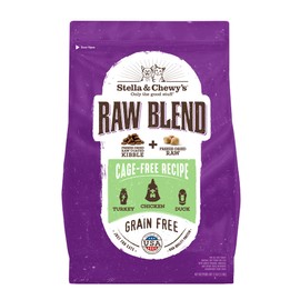 Stella & Chewy's Raw Blend Premium Kibble Cat Food – Grain Free, Protein Rich Meals – Cage-Free Poultry Recipe – 2.5 lb. Bag