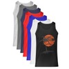 Kamaple Palm Tree Men's Fitness Tanks Tops T Shirt (Black,