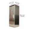 Fire Extinguisher Cabinet,Box,Bracket, Wall Mount,Stainless Steel Suitable for 5LB,10LB Fire