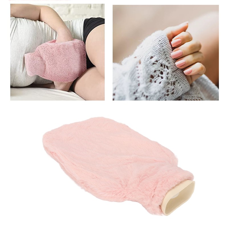1500ml Rubber Hot Water Bottle Thicken Reduce Pain Hot Compress