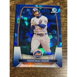 FRANCISCO LINDOR 2023 Bowman Chrome Sapphire Mets #24