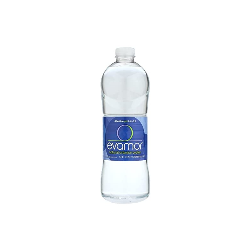 EVAMOR WATER ARTESIAN ALKALINE NATURALY, 64 OZ, 8 PACK
