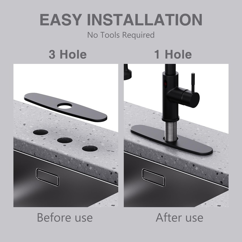 GIMILI 10 Inch Hole Cover Deck Plate Escutcheon for Kitchen