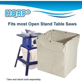 HQRP Dust Collector Bag compatible with most Open Stand Table Saws, replacement for ROCKLER 48649