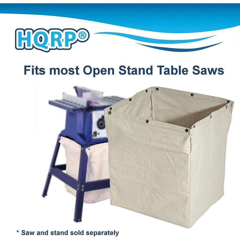 HQRP Dust Collector Bag compatible with most Open Stand Table