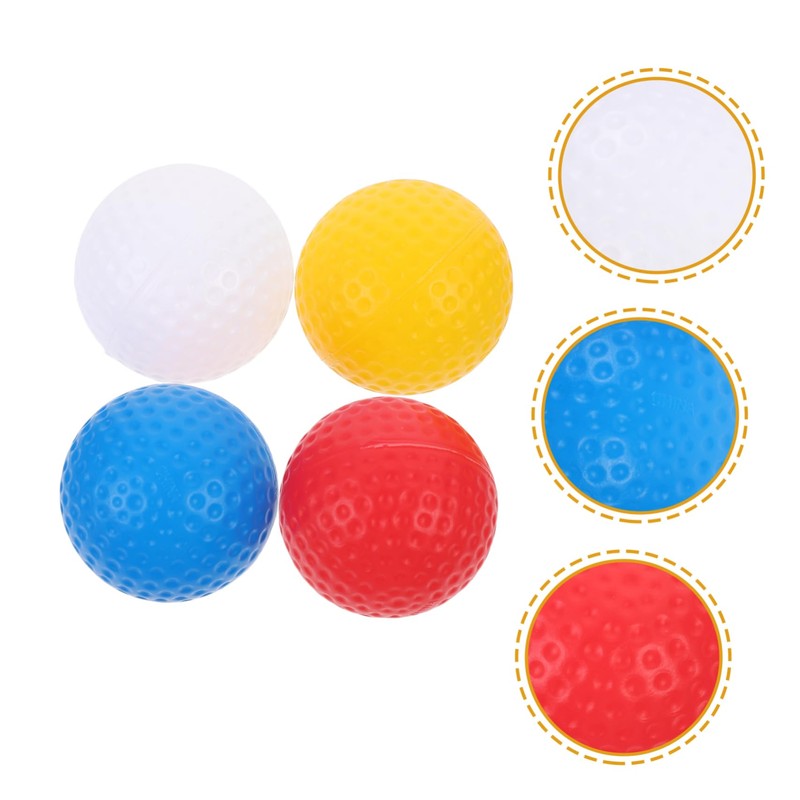 Totority 16pcs Hollow Golf Balls Practice Training Golf Balls for