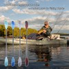 WONITAGO Angler Kayak Paddles Aluminum Paddle with Plastic Blades and