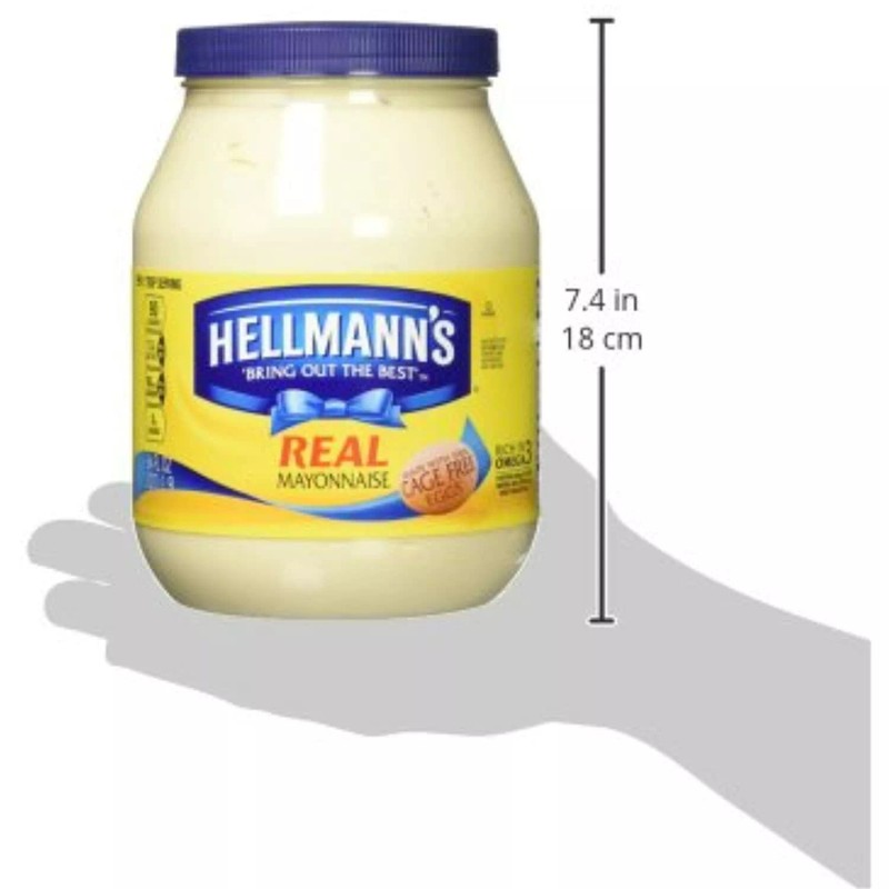 Hellmann's Mayonnaise, Real, 64 oz.