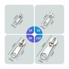 Zipper Pullers Zipper Set of 8 Pull Sliders Repair Replacement