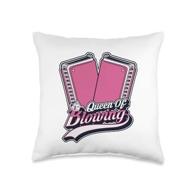 Chromatic Harmonica Accessories Set Beginner Gifts Queen of Blowing Harmonist Harmonicist Mouth Harp Harmonica Throw Pillow, 16x16, Multicolor