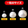 Rhinestone Sticker (Decal) Pearl Type 4-8mm [White] LS-069