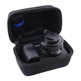 JINMEI Funda de transporte rígida de EVA compatible con Panasonic Lumix GX85 lente de 12-32 mm/G7 4K 14-42 mm/lente Sony Alpha a6400 16-50 mm/a6700/a6100 lente de cámara (pequeño)