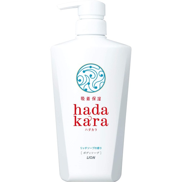 Hadakara Body Soap, Rich Soap Scent, 16.9 fl oz (500