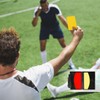 4 Sets Referee Cards Set, 8pcs Referee Penalty Cards with