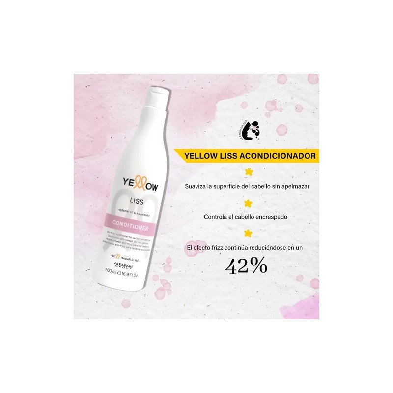 Yellow Liss 6 Shampoo + 6 Acondicionador 500 Ml