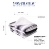 Mon Chateau 60" x 70" Ultra-Plush Flannel Throw Blanket -