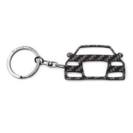 BlackStuff Carbon Fibre Keyring Compatible with A6 S6 RS6 C6 4F 2004-2011 BS-753, Black