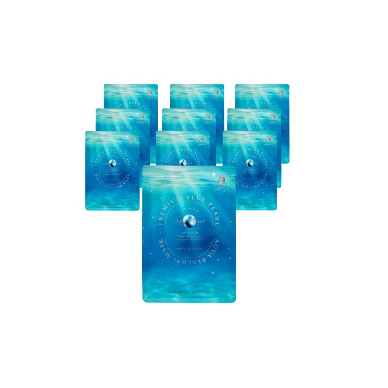 Rainbow Raphael Premium Blue Pearl Aqua Renewal Mask Pack 30ml
