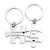 Matching Couples Keychain for Boyfriend Girlfriend Birthday Anniversary Christmas Gifts