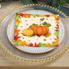 JazSwirl Fall Napkins, Paper Autumn Thanksgiving Pumpkin Napkins Disposable, Fall