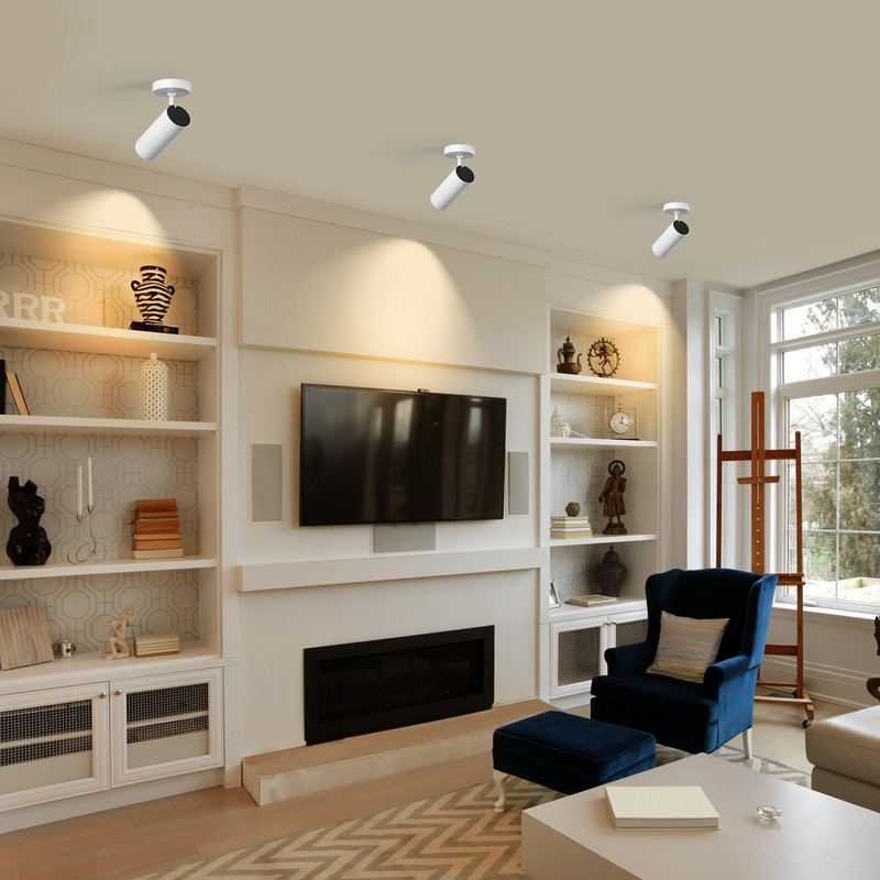 Opulux 12W LED Dimmable Ceiling Spotlight Indoor - Adjustable Surface