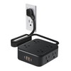 FANDBO 12 en 1 Regleta Multicontacto Extension USB, con 8