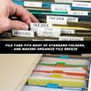 File Folder Tabs Hanging File Folder Labels 60 Sets Plastic